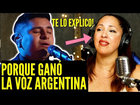 VOCAL COACH  ARGENTINA en ESPAÑA | SE EMOCIONA con el GANADOR LA VOZ ARGENTINA | reacción