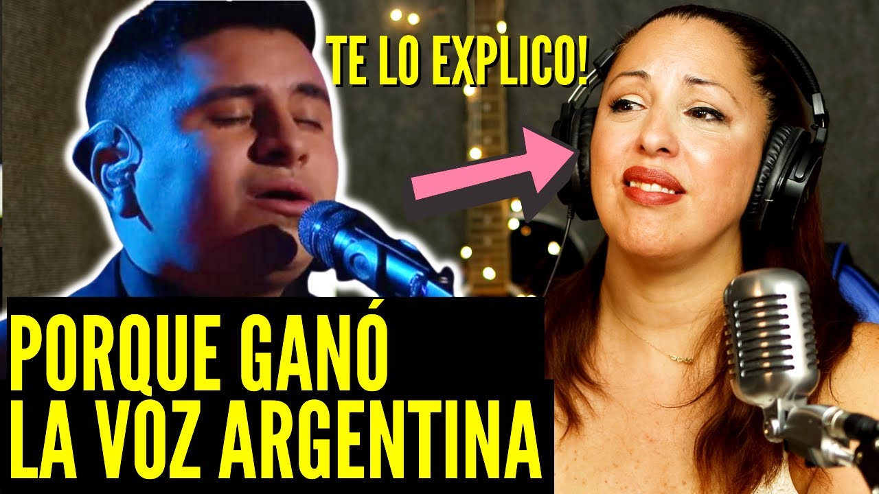 VOCAL COACH  ARGENTINA en ESPAÑA | SE EMOCIONA con el GANADOR LA VOZ ARGENTINA | reacción