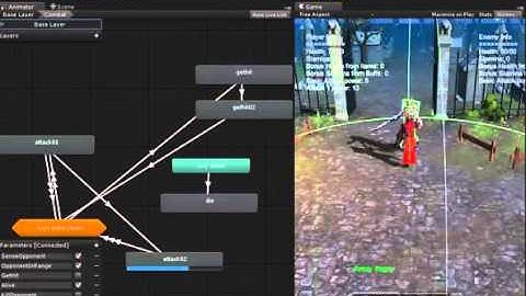 RPG Engine Demo using Mecanim (for Enemy Animations)