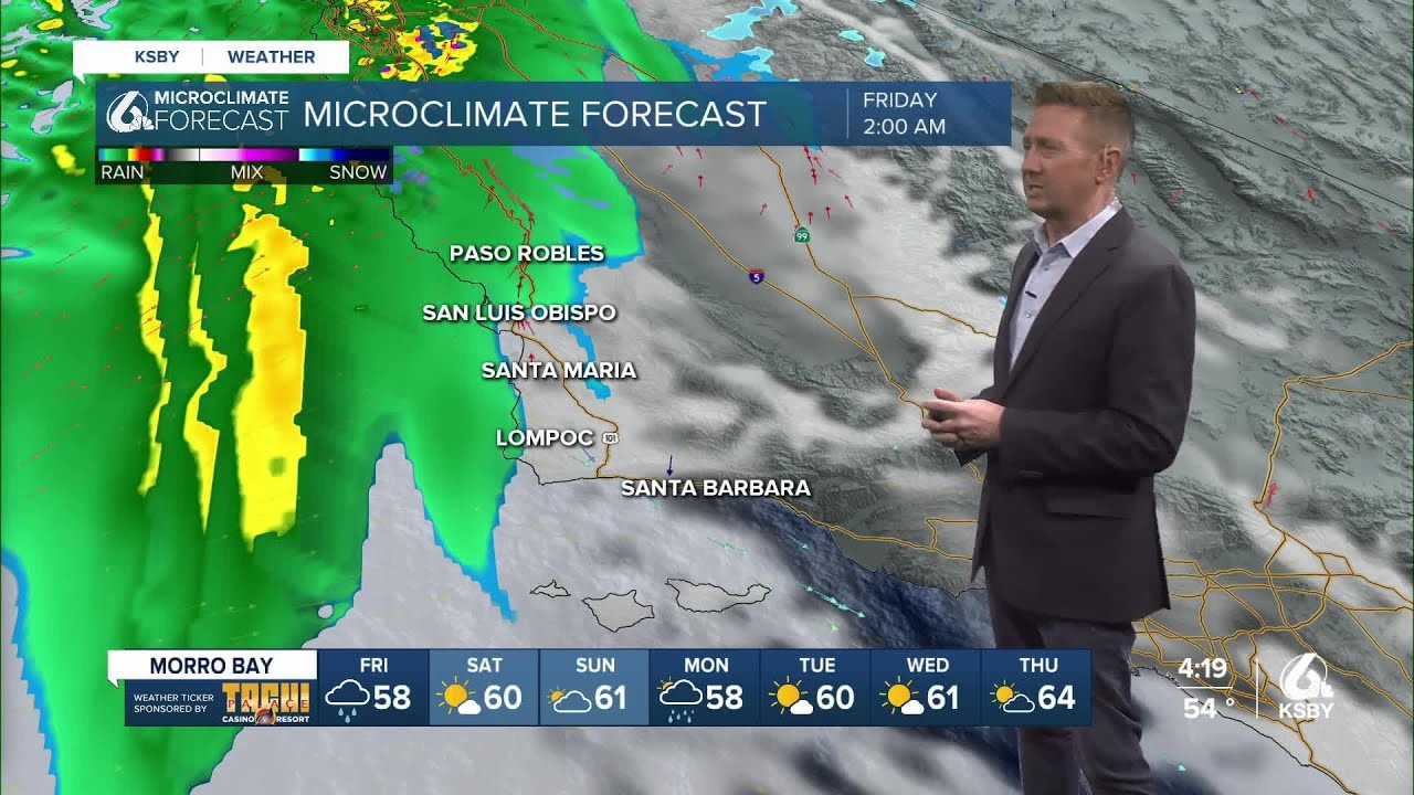 Rain Friday before dry weekend - YouTube