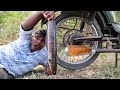 TVS-50 சைலென்சரில் சுட்ட மீன்|Bike Silencer Grilled Fish|Yummy and Tasty Fish Fry|Village FoodSafari