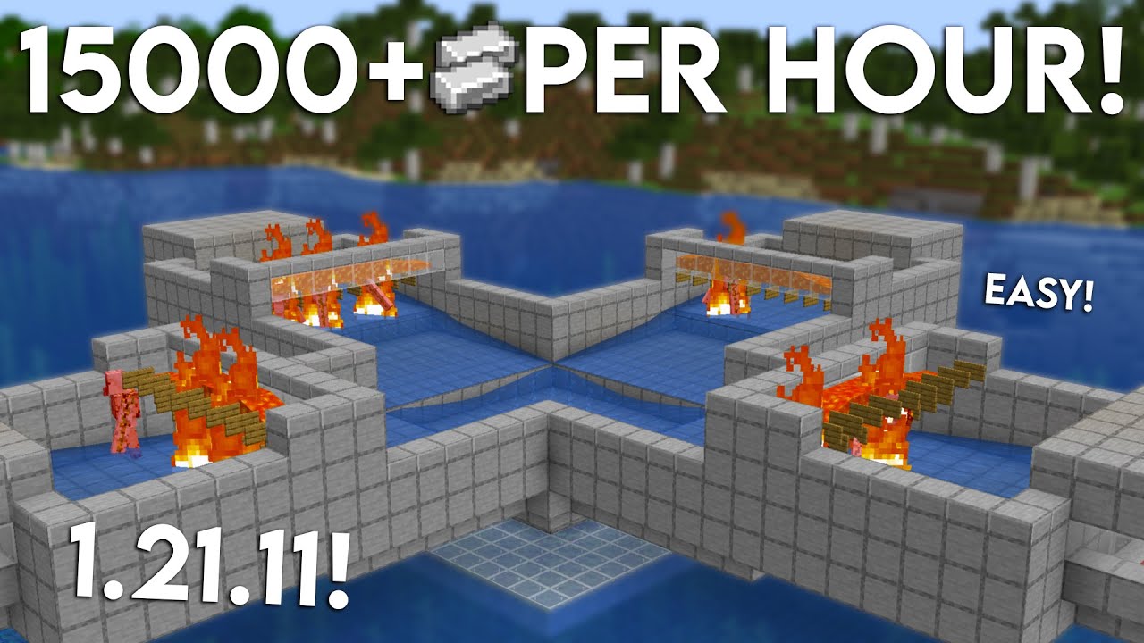 NEW UPDATED Minecraft Java 1.21.11 IRON FARM TUTORIAL | 15000 Iron Per Hour