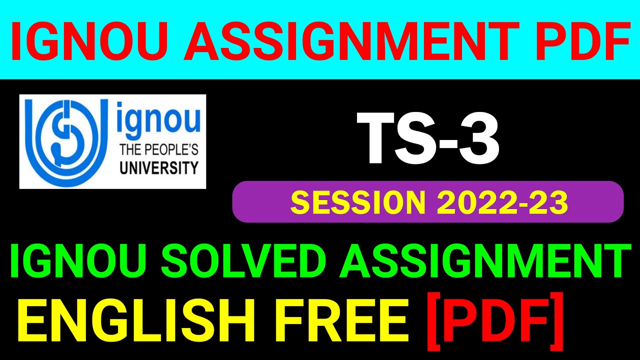 ts 3 solved assignment 2022