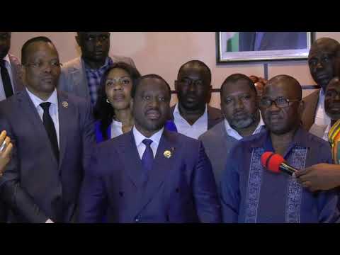 Assemblée nationale : Arrivée du président Guillaume SORO à Abidjan