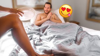 SERVING MY BOYFRIEND BREAKFAST WHILE WEARING NOTHING **HIS REACTION**