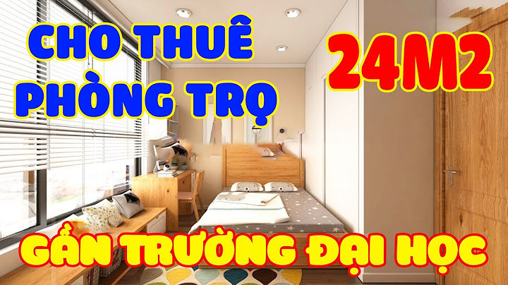 Cho thuê phòng trọ chung cư văn phòng nhà riêng năm 2024