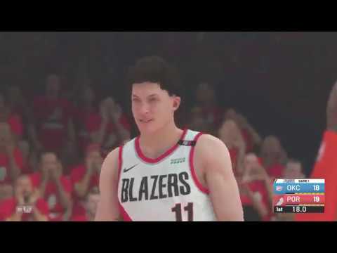 (#6-oklahoma-city-thunder-vs-#3-portland-trail-blazers)-(nba-2k19-playoffs-game-1-rd-1)
