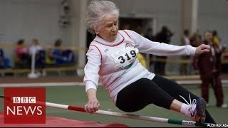 This 95 year old has 30 world records & 750 gold medals - BBC News