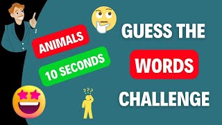 Scrambled Word Game-Guess the Words (Animals) in 10 Seconds...! screenshot 3