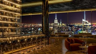 Smooth Late Night in New York Luxury Lounge Bar 🍷 Relaxing Jazz Bar Classics for Relax, Study, Work