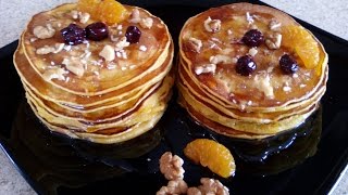 Тыквенные панкейки. Вкусные панкейки с тыквой, простой рецепт Тыквенные панкейки. Вкусные панкейки с тыквой, простой рецепт