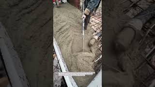 Concrete Pouring &amp; Leveling Skills! #construction #concrete #DIY #shorts #tools #builder