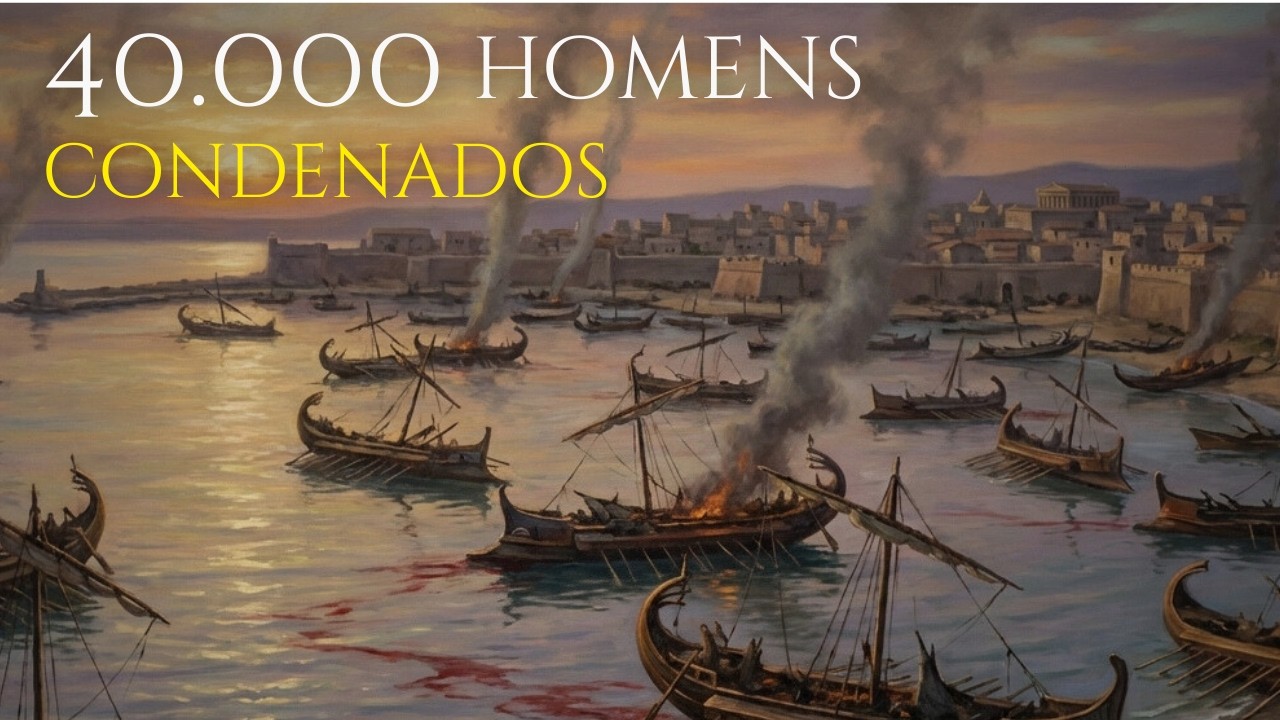 40.000 Atenienses Massacrados - A Maior Derrota Naval da História