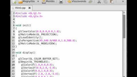 OpenGL (SDL,c++) tutorial 2 - Basic colors
