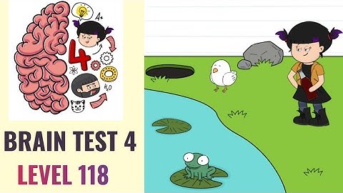 🧠 Brain Test 4 Level 118 | That frog wants to fly | Walkthrough