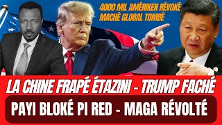 4000 AMÉRIKEN RÉVOKÉ - LA CHINE FOUKÉ ÉTAZINI - AMPIL MAGA RÉVOLTÉ - DÉMOKRAT KAMPÉ RED  - ABNER G