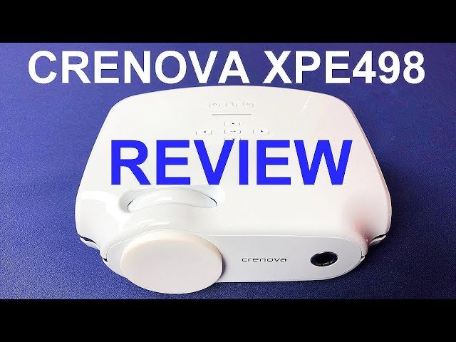 【りったん】crenova XPE498プロジェクター 3200ルーメン Crenova XPE498 Video Projector For Full HD Home Theater