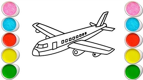How to draw Aeroplane Drawing step by step 