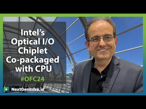 Intel's Optical I/O Chiplet Co-Packaged with Server CPU