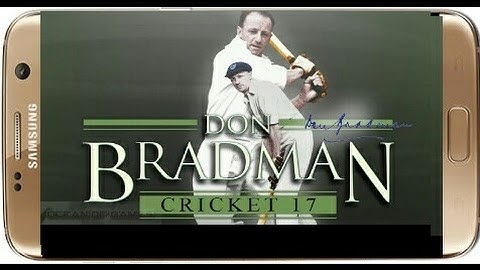 How to play Don Bradman Cricket 17 in android phone