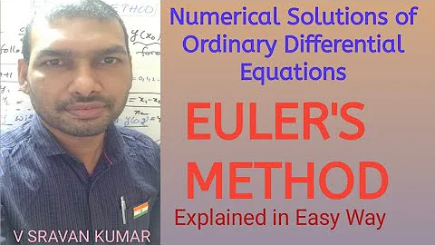 Euler's Method in telugu @VATAMBEDUSRAVANKUMAR