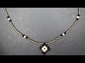 Simple and Easy Beaded Necklace / How to make Beaded Necklace