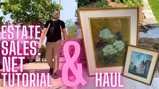 EstateSales.net TUTORIAL & Estate Sale HAUL