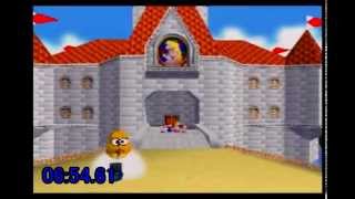 スーパーマリオ64　0枚Rta　6分54秒