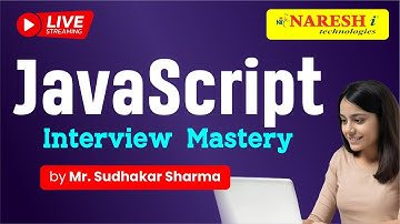 Masterclass on JavaScript Interview Mastery  2 Days Intensive  11:00 AM by Mr.Sudhakar Sharma