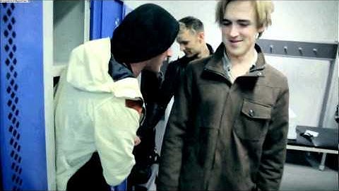 Backstage at Wembley