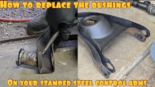 How to replace lower control arm bushings