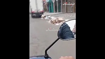 حاشاكم مدينة قلعة ااسراغنة أصبحت بعض شوارعها زبالة برعاية السلطة المحلية 