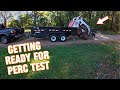 Clearing Logging Road for Perc Test