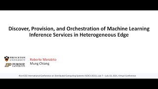 Discover, Provision, and Orchestration of Machine Learning Inference Services in Heterogeneous Edge
