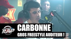 Carbonne 'Pareil' freestyle auditeur dans le studio #PlanèteRap