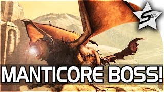 Manticore Boss Fight Ark Scorched Earth Gameplay Part 11 Ark Survival Evolved Youtube