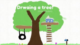 Drawing a tree (Derpy animation)