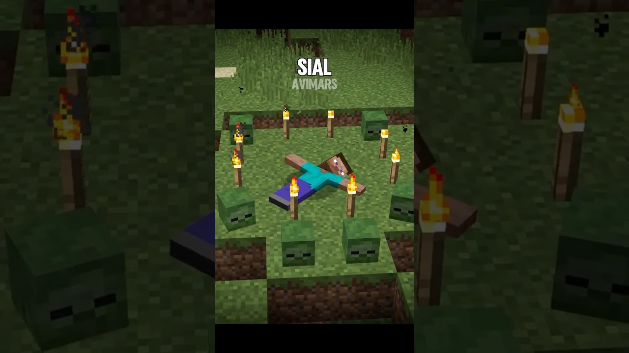 Jangan pernah bunuh Zombie kecil - Minecraft