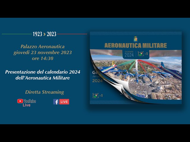 L'Aeronautica Militare presenta il calendario del Centenario