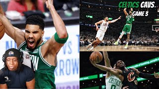 REACTING TO #1 CELTICS at #4 CAVALIERS Game 3 Highlights