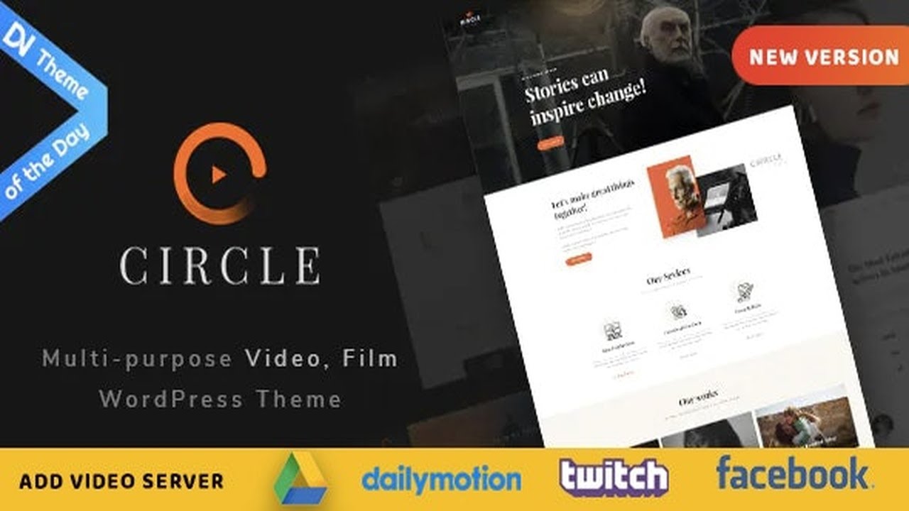 Circle - Filmmakers & Movie Studios WordPress theme Theme Free Download ...