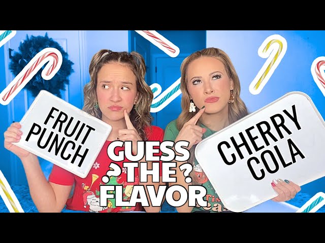 GUESSING WEIRD CANDY CANE FLAVORS 😱❓🤔 - YouTube