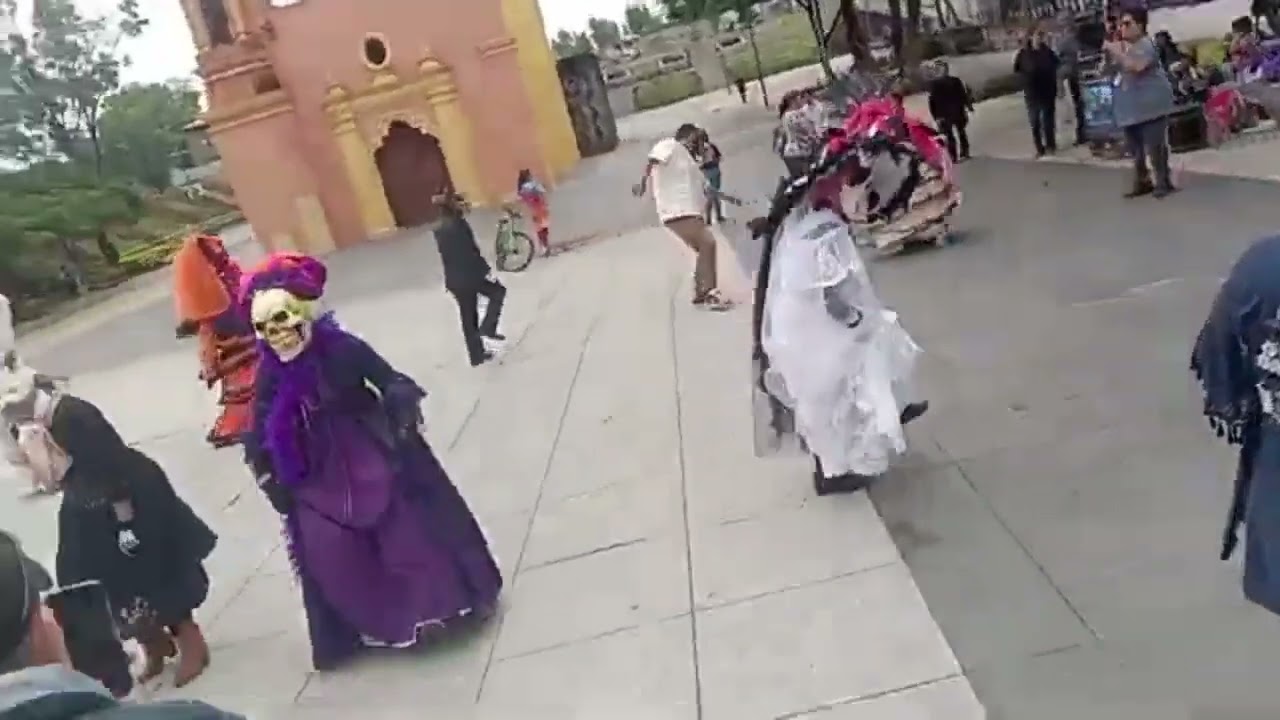 Comparsa Viejos de Tempoal 🤠🎻🎼🎵🎶💃🕺💀👹👺. 27/10/2024. Primera ofrenda del año.