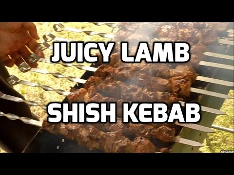 How to make the best Lamb Shish Kebab (also chicken, shrimps and mushrooms)