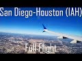 FULL FLIGHT | San Diego to Houston (George Bush) | B737 MAX 9 | United Airlines | UA2094