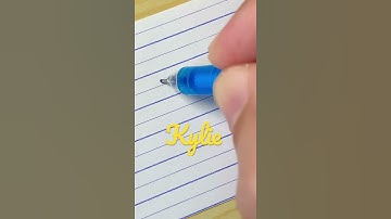 “Kylie” Beautiful name in Cursive writing | Handwriting | Calligraphy | Lettering