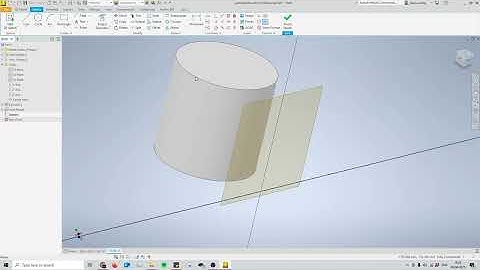 How to Project a Sketch onto a Curved Surface in Autodesk Inventor