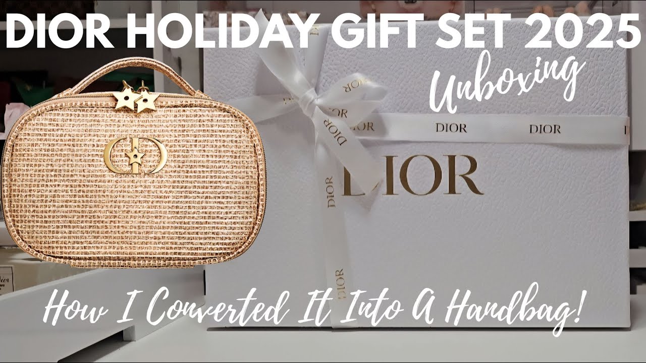 DIOR HOLIDAY GIFT SET 2025 UNBOXING | HOW I CONVERTED IT INTO A