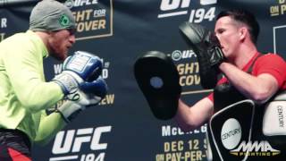 UFC 194: Conor McGregor Media Workout (Complete)