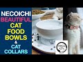 Necoichi Beautiful Cat Food Bowls and Cat Collars